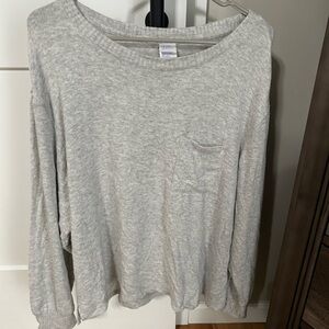 Long sleeve pajama top